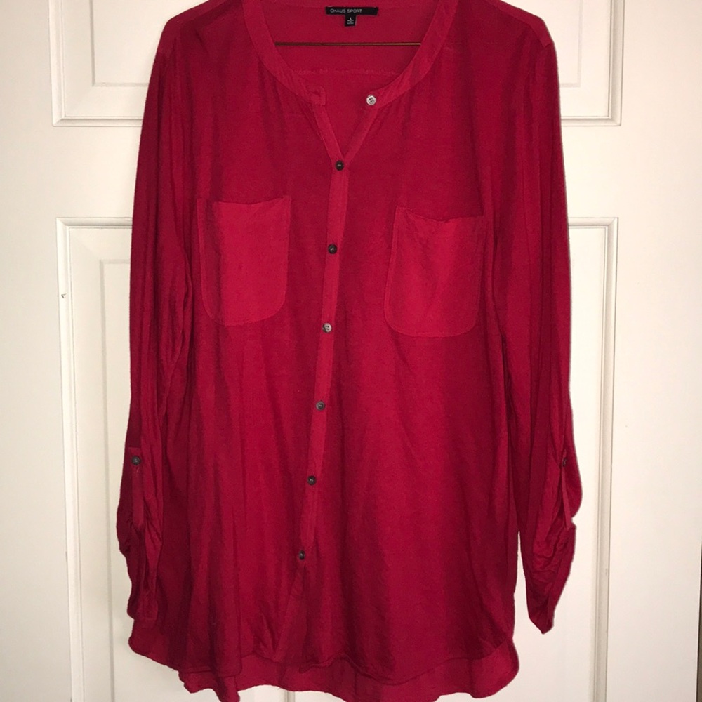 Chaus Sport button down top